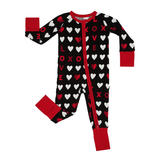 Little Sleepies Other - NWT LITTLE SLEEPIES XOXO Valentine's Zippy Pajamas 12/18 Months